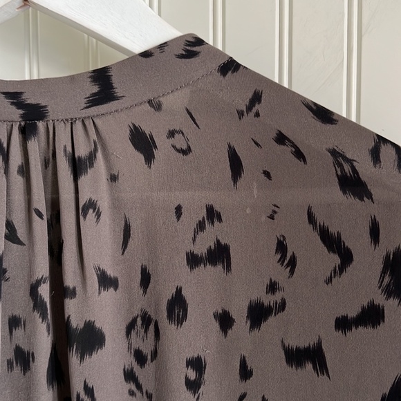 Aritzia Babaton Bennett Silk Mini Shirt Dress - Picture 5 of 8